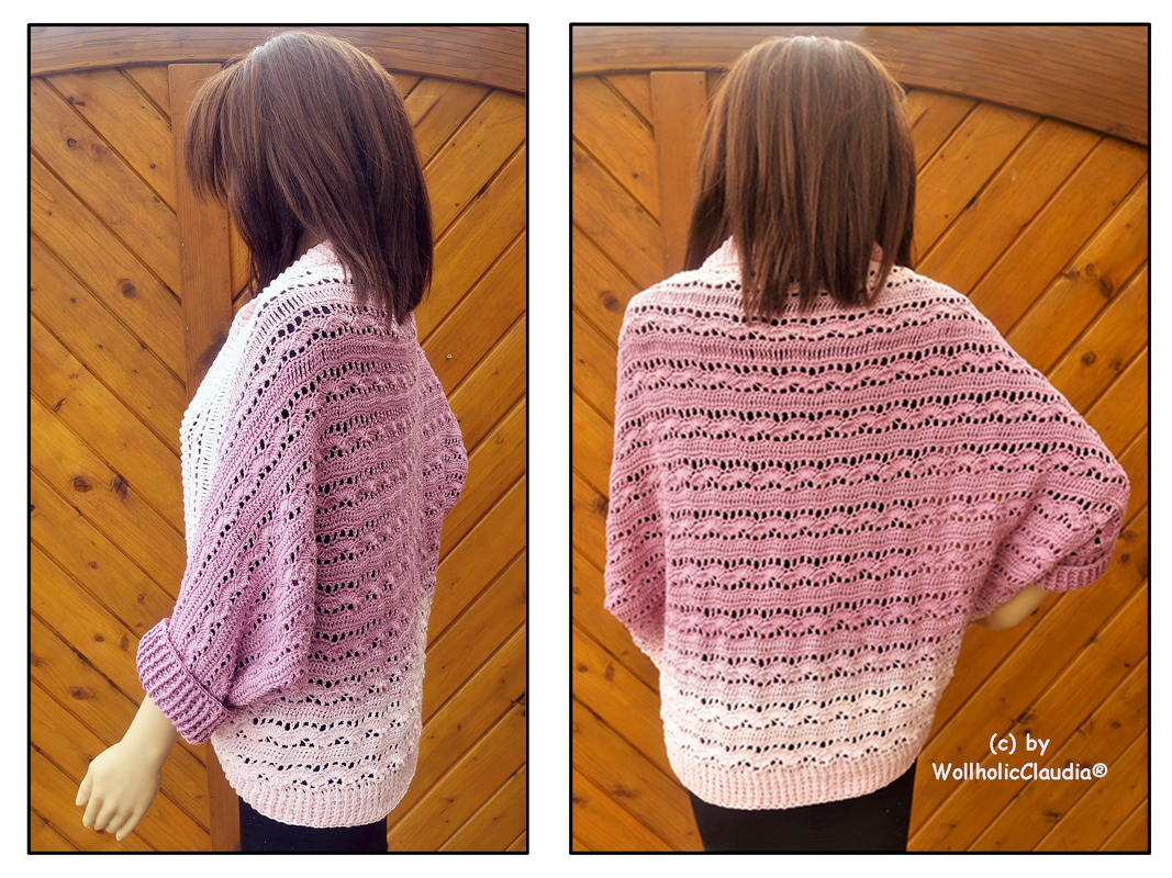 Häkelanleitung Seelenwärmer / Shrug "good feeling" - Alle Größen - Bild 2