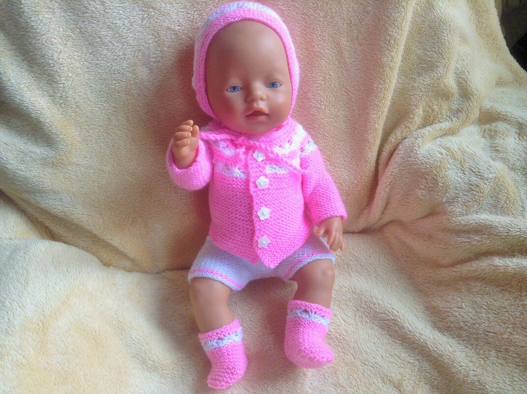 Puppenset Rosa  42-45cm