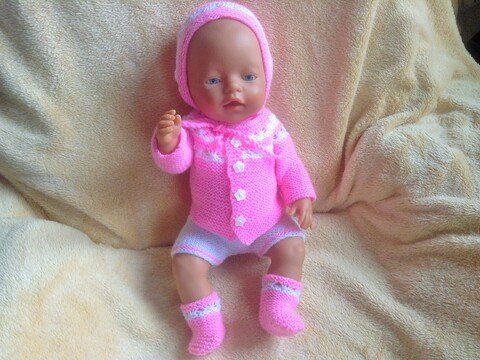 Puppenset Rosa  42-45cm