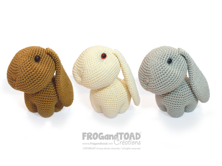 Anleitung Kaninchen - Amigurumi - FROGandTOAD Céations