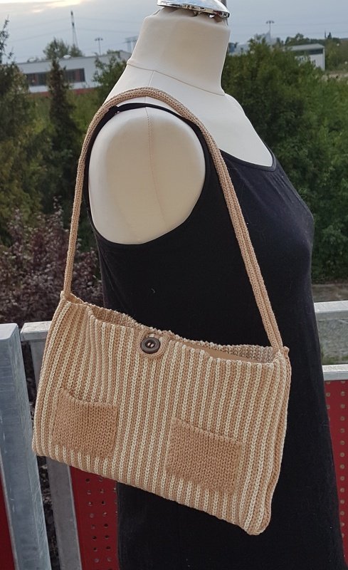 Tasche DUOS mit Woolly Hugs NOBLY bosnisch Häkeln - Bild 2