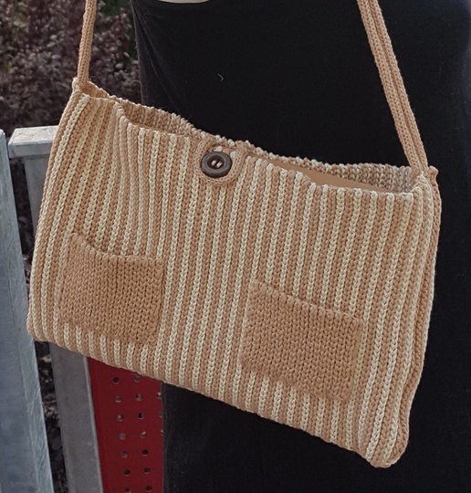 Tasche DUOS mit Woolly Hugs NOBLY bosnisch Häkeln