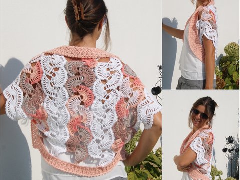 Seelenwämer / Shrug / Weste /Bolero DAYDREAM (für alle Größen)