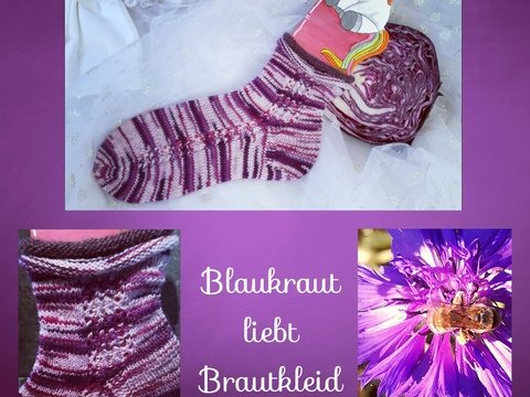 Strickanleitung Socken Mustersöckchen mit Rollrand