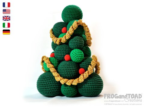 Anleitung Weihnachtsbaum - Amigurumi - FROGandTOAD Créations