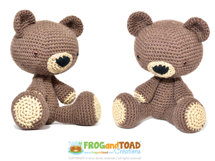 Pattern Teddy Bear - vintage style - Amigurumi - FROGandTOAD Créations