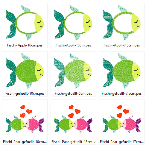 Fisch Stickdatei - Bild 4