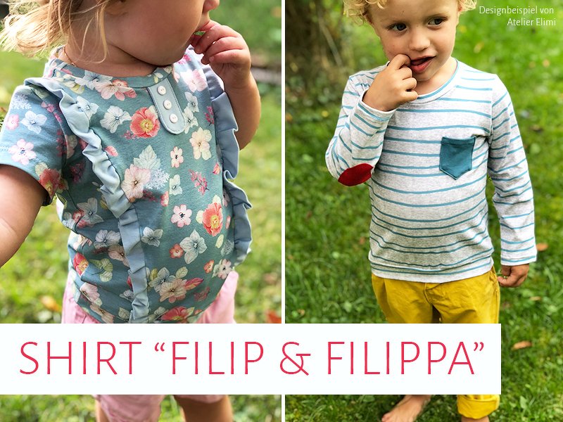 Kinder-Shirts "Filip &amp; Filippa"