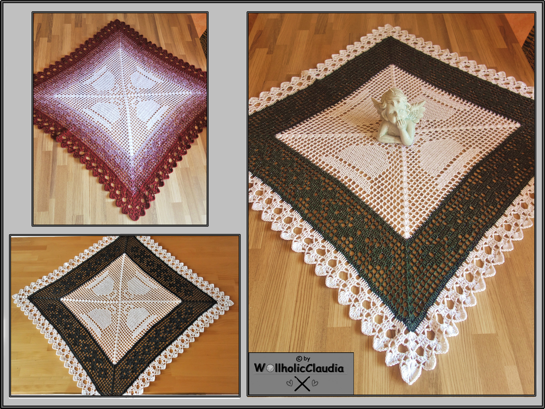 Häkelanleitung Mitteldecke "Christmas-bells" - Bild 2