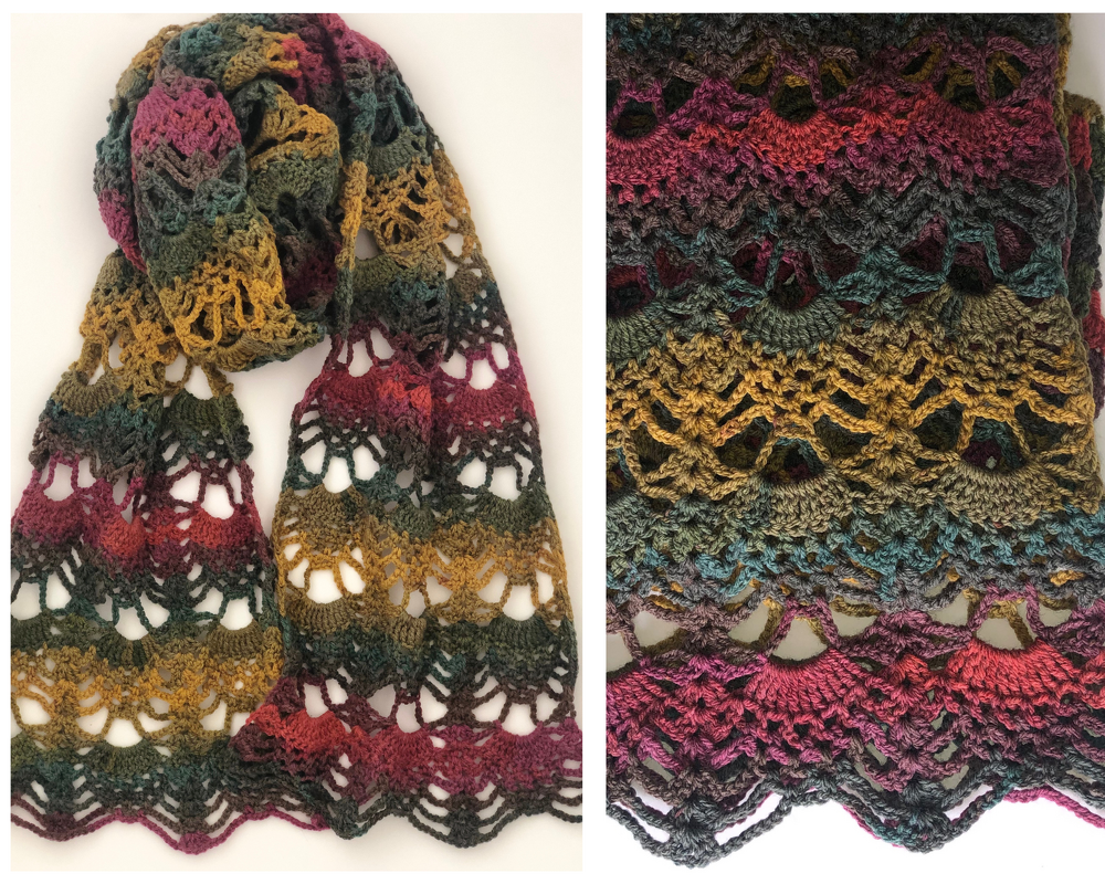 Pineapple Scarf Pattern - Image 2