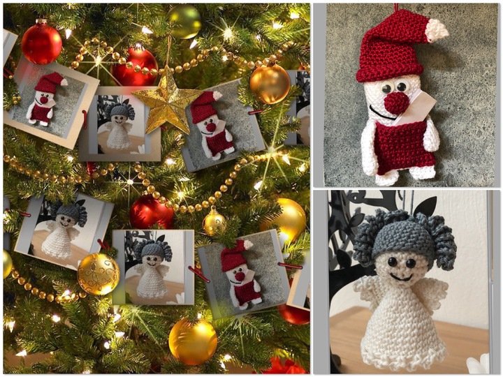 Häkeln / Sparset / Klausi+Angel / vielseitig verwendbar