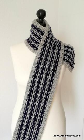 perfo scarf - an easy unisex scarf