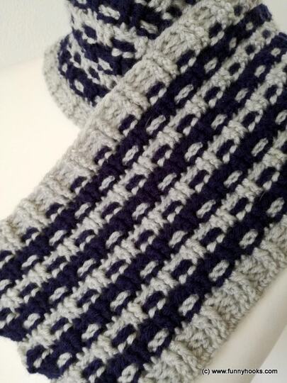 perfo scarf - an easy unisex scarf