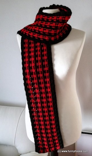 perfo scarf - an easy unisex scarf