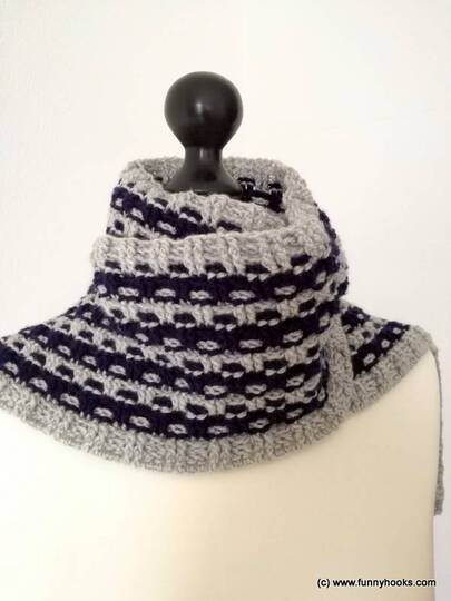 perfo scarf - an easy unisex scarf