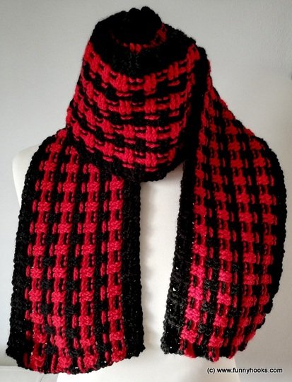 perfo scarf - an easy unisex scarf