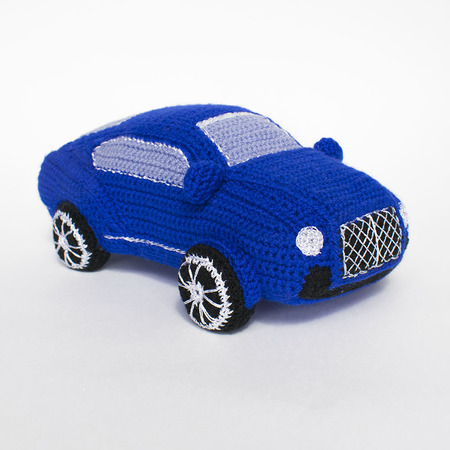 Amigurumi pattern for the blue Bentley crochet car