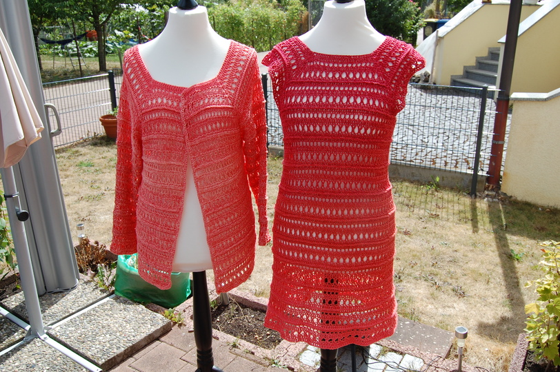 Luftig leichtes Sommer Kleid und Jacke "Silvia"