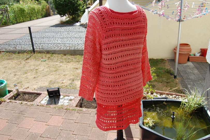 Luftig leichtes Sommer Kleid und Jacke "Silvia"