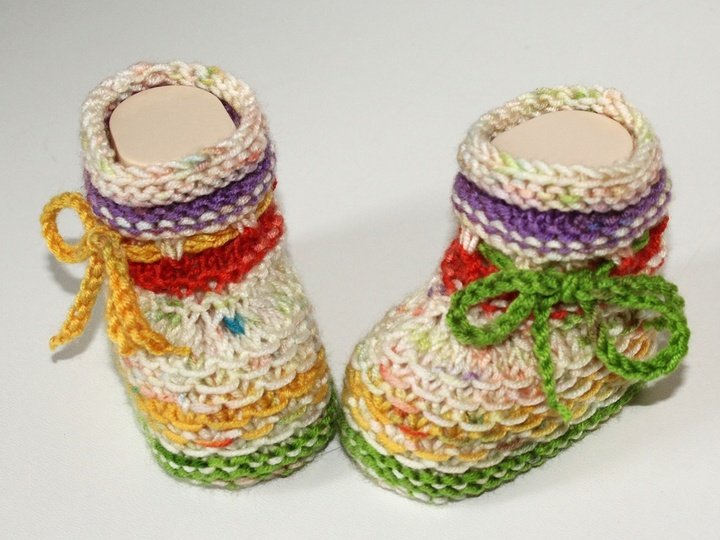Strickanleitung Baby-Set Lollypop, Strampelsack, Mütze, Socken, Schuhe