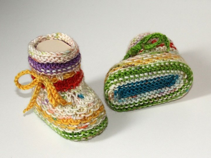 Strickanleitung Baby-Set Lollypop, Strampelsack, Mütze, Socken, Schuhe