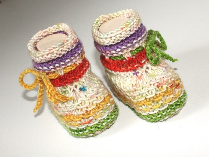 Strickanleitung Baby-Set Lollypop, Strampelsack, Mütze, Socken, Schuhe