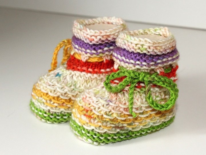 Strickanleitung Baby-Set Lollypop, Strampelsack, Mütze, Socken, Schuhe