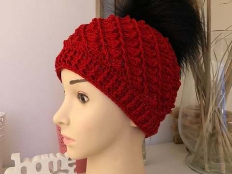 Häkelanleitung Mütze "Alice"