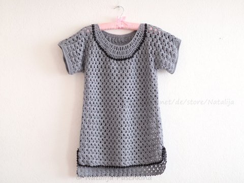 Häkelpullover - Anleitung in Größen 32-50