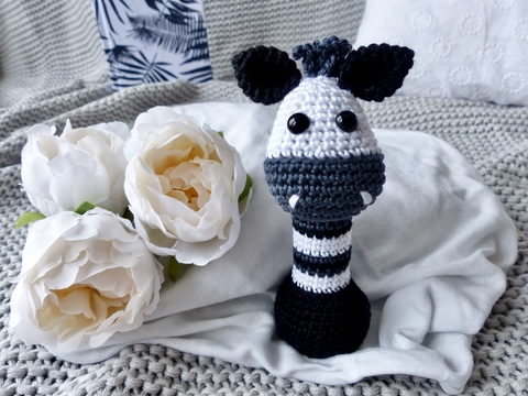 Greifling Zebra häkeln