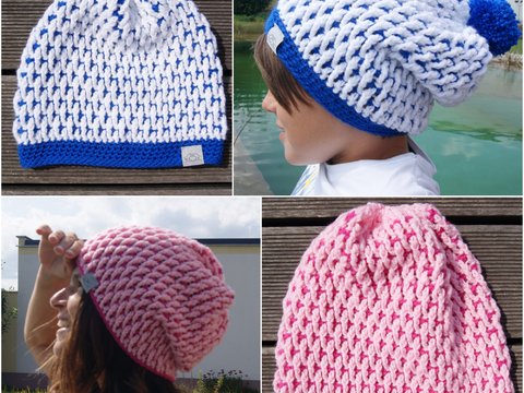 Beanie / Mütze NEW LOOK (alle Größen / mit cm-Tabelle)