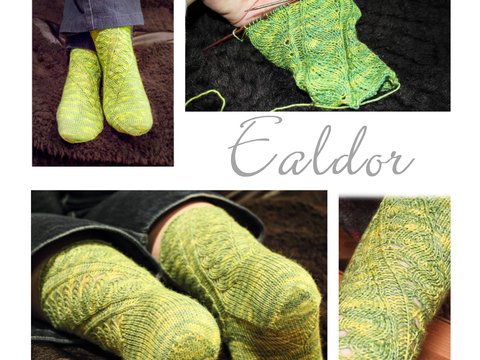 EALDOR Strickanleitung PDF e-book Socken Anleitung