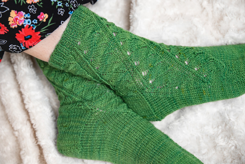 EALDOR Lacesocks kitting pattern