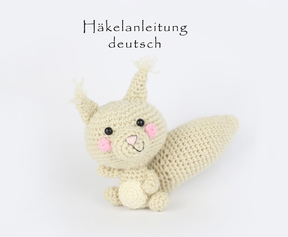 Eichhörnchen Leni • Häkelanleitung • Deutsch