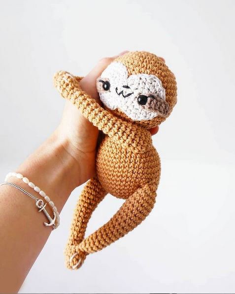 Faultier häkeln • Häkelanleitung • Deutsch - Bild 2