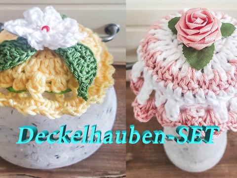 Set: 2 schicke Deckelhauben