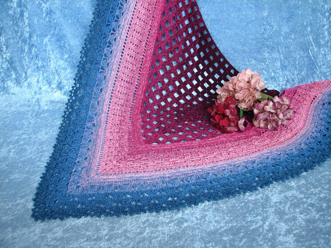 Häkelanleitung Tuch "Calandra"