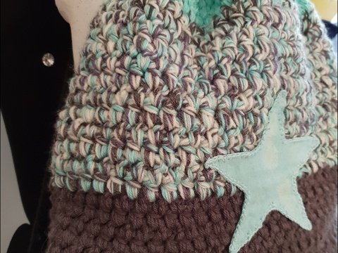 Sternen-Rucksack mit Innenfutter- ohne nähen