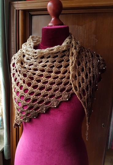 Häkelanleitung Dreieckstuch Augenweide - einfach zauberhaft