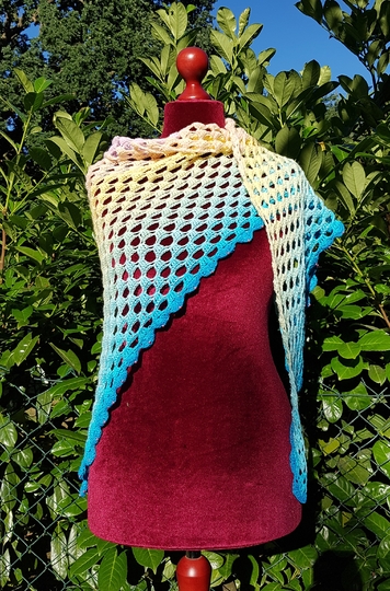 Häkelanleitung Dreieckstuch Augenweide - einfach zauberhaft