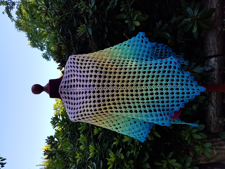 Häkelanleitung Dreieckstuch Augenweide - einfach zauberhaft