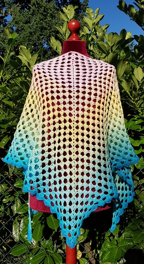 Häkelanleitung Dreieckstuch Augenweide - einfach zauberhaft