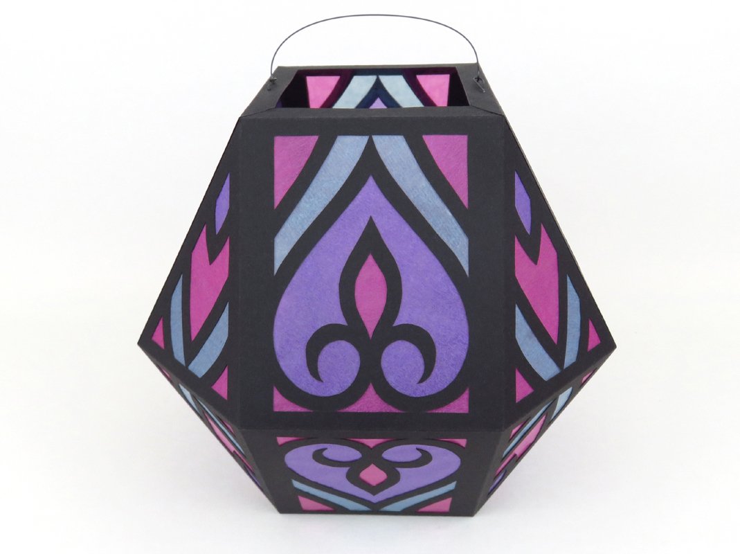 St. Martins-Laterne mit orientalischem Muster – Bastelanleitung und Vorlage - Bild 6