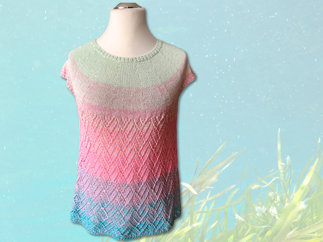 Strickanleitung Tunika Seegras - Bild 6