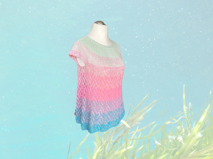 Strickanleitung Tunika Seegras