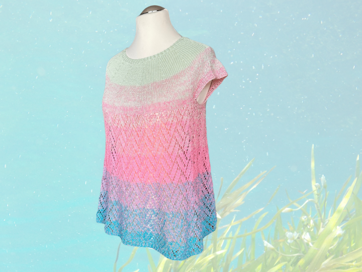 Strickanleitung Tunika Seegras