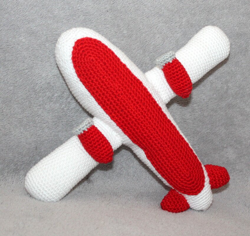 Big white plane crochet pattern - Image 7