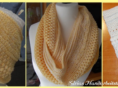 Armstulpen - Mütze - Loop Mustertraum