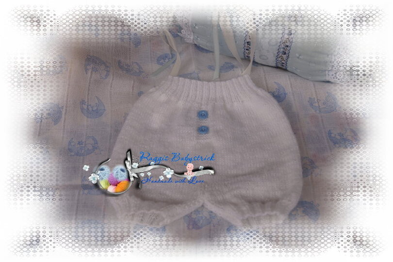 Strickanleitung f&uuml;r Baby's u. Reborns Modell Leo Gr. 50 - 56 4-teilig