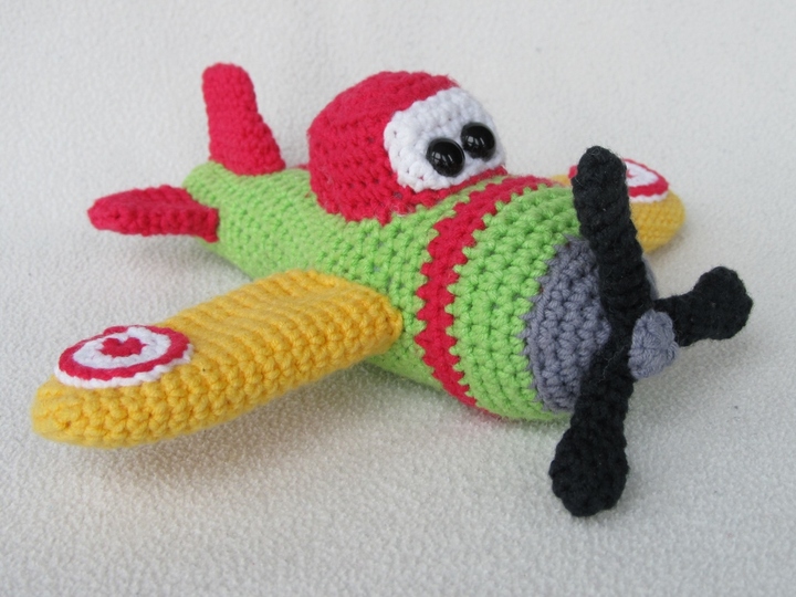 Flugzeug Tadeas Häkelanleitung